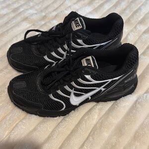 Nike Black Mesh Sneakers with White Accents